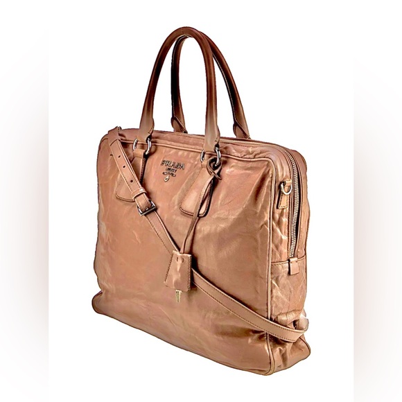 Vintage Prada Nappa Antique Handle Crossbody Bag - Picture 5 of 16